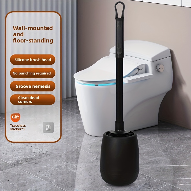 Home Bathroom Vent - ​Multi-Functional Ventilated Toilet Brush Set-Wall-Mounted &