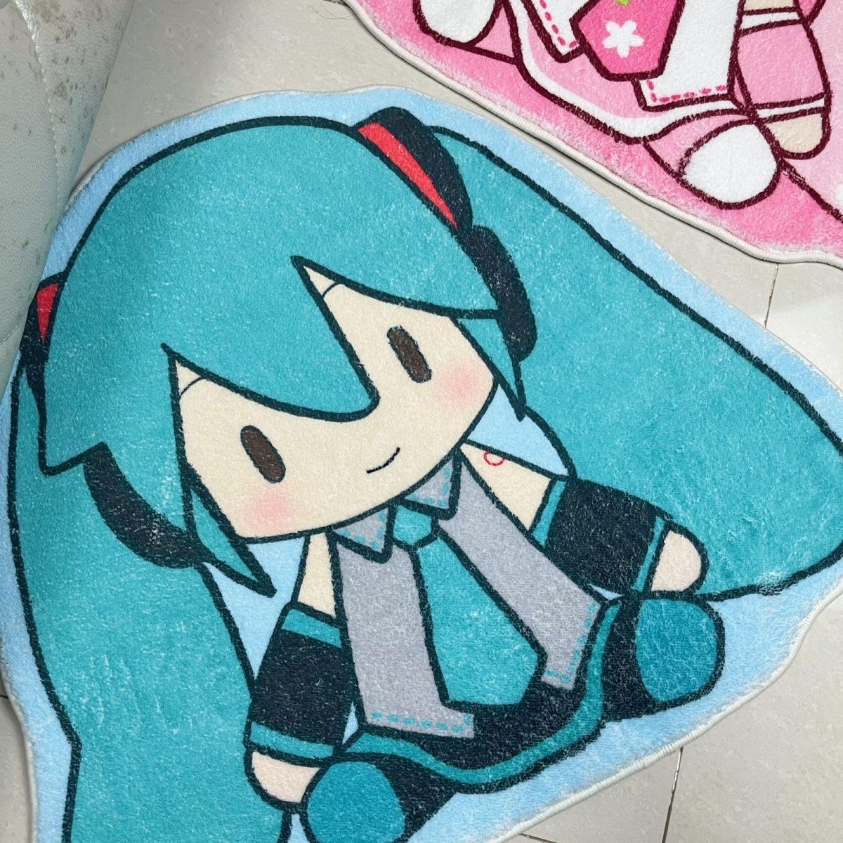 Home Goods Bathroom Rugs - Kawaii Hatsune Miku Rug Anime Cute