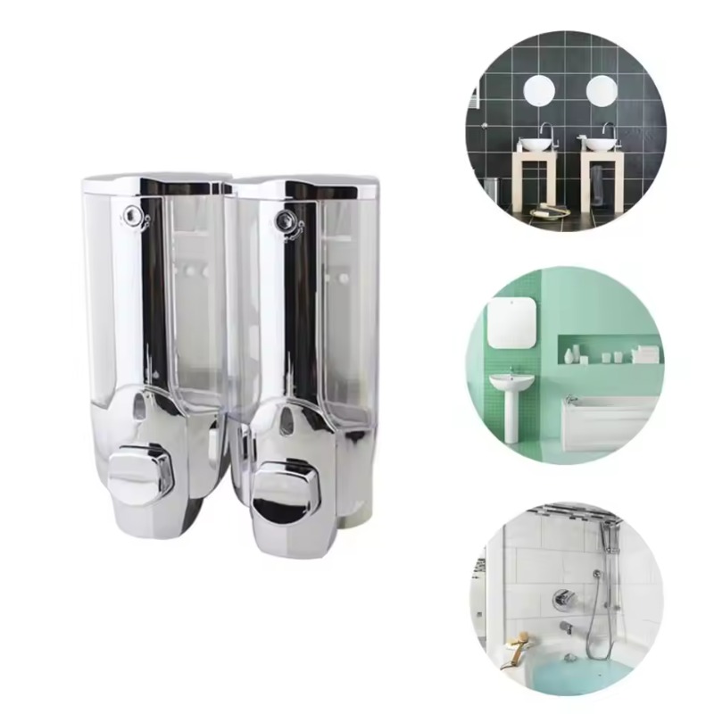 Home Bathroom Wall Soap Dispenser - NEW ABS Wall Mounted Soap Dispenser