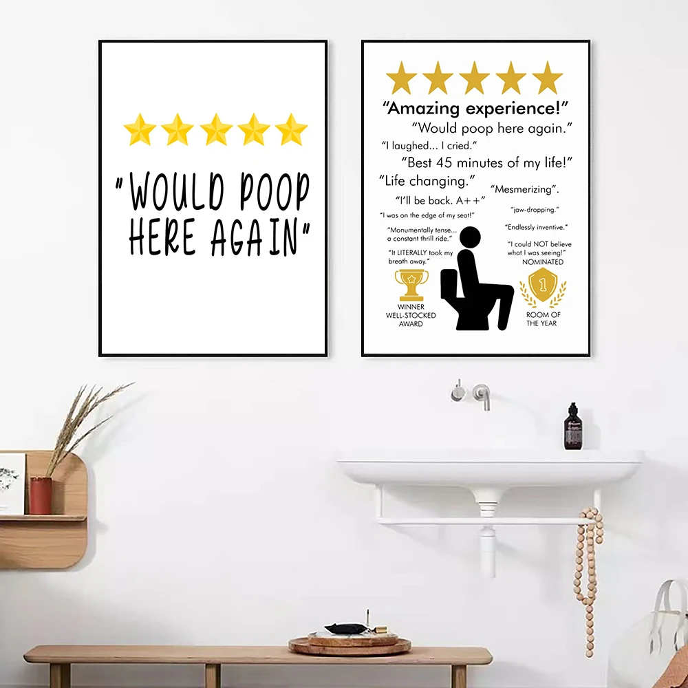 Toilet Humour Bad Smell Cute L - Home Bathroom Rules 评论和价格