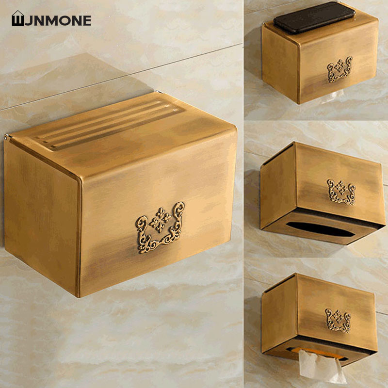 Tissue Box Holder Bathroom Wal - Home Bathroom Paper Towel Holder 评论和价格