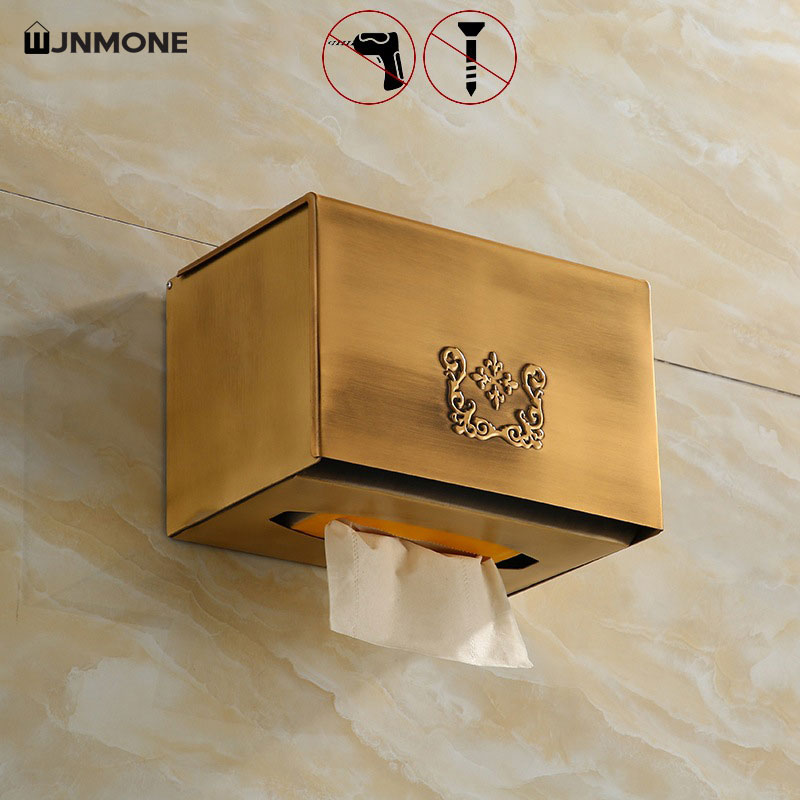 Tissue Box Holder Bathroom Wal - Home Bathroom Paper Towel Holder 评论和价格