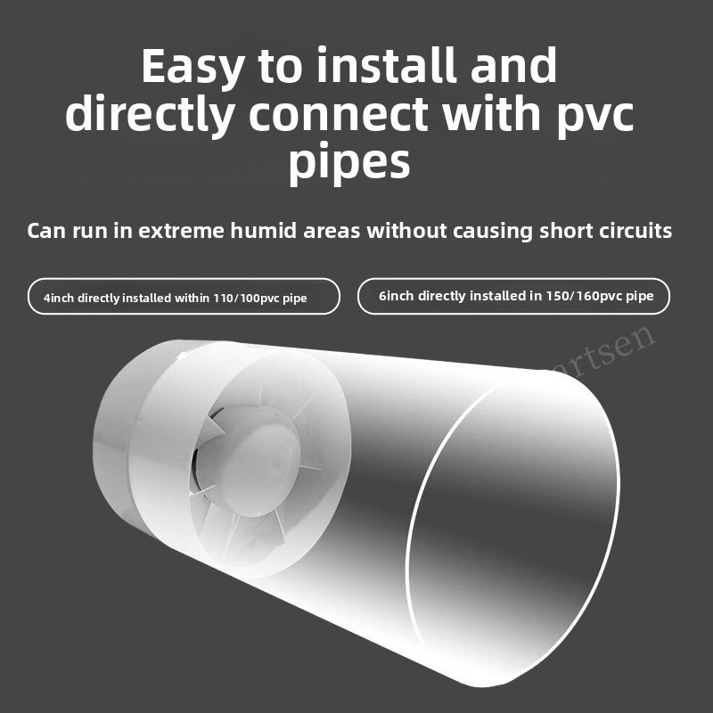 4/6 Inch Inline Duct Fan Air V - Home Bathroom Vent 评论和价格