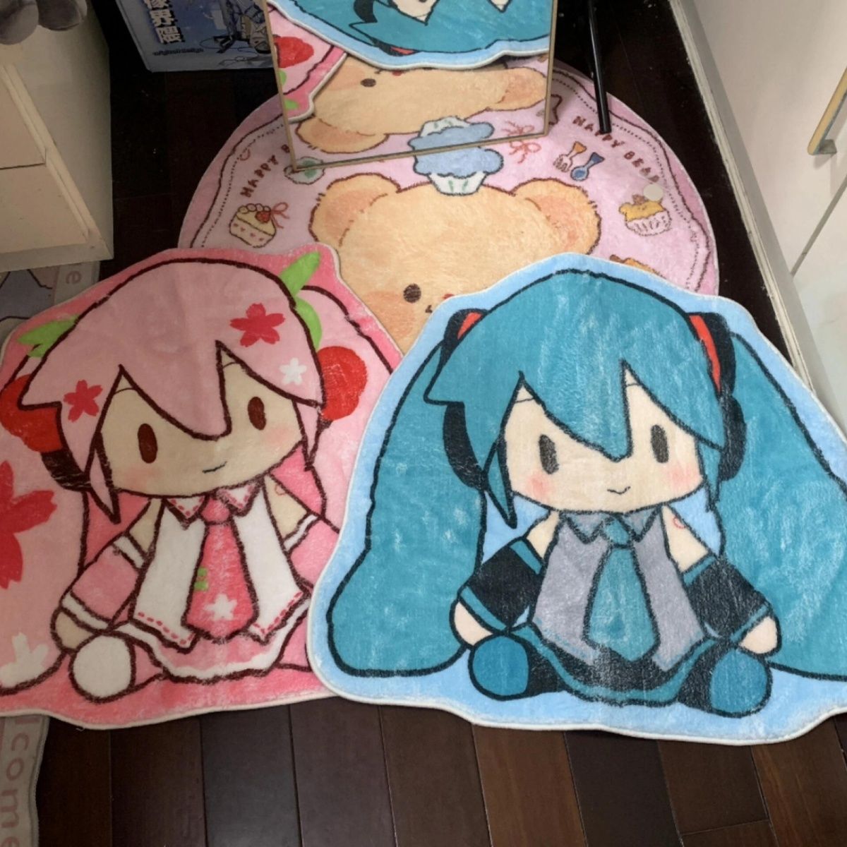 Kawaii Hatsune Miku Rug Anime  - Home Goods Bathroom Rugs 评论和价格