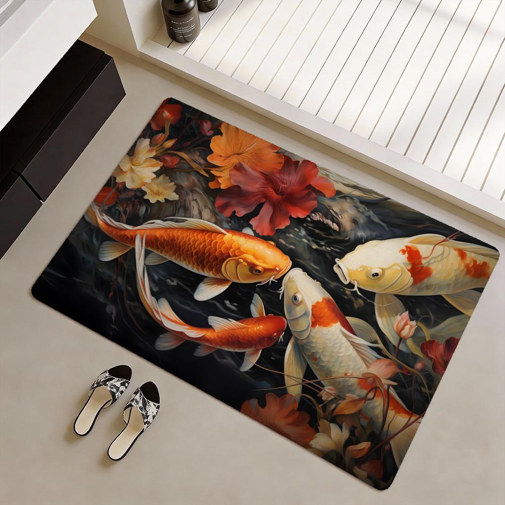 Koi fish that bring you good l - Home Goods Bathroom Rugs 评论和价格