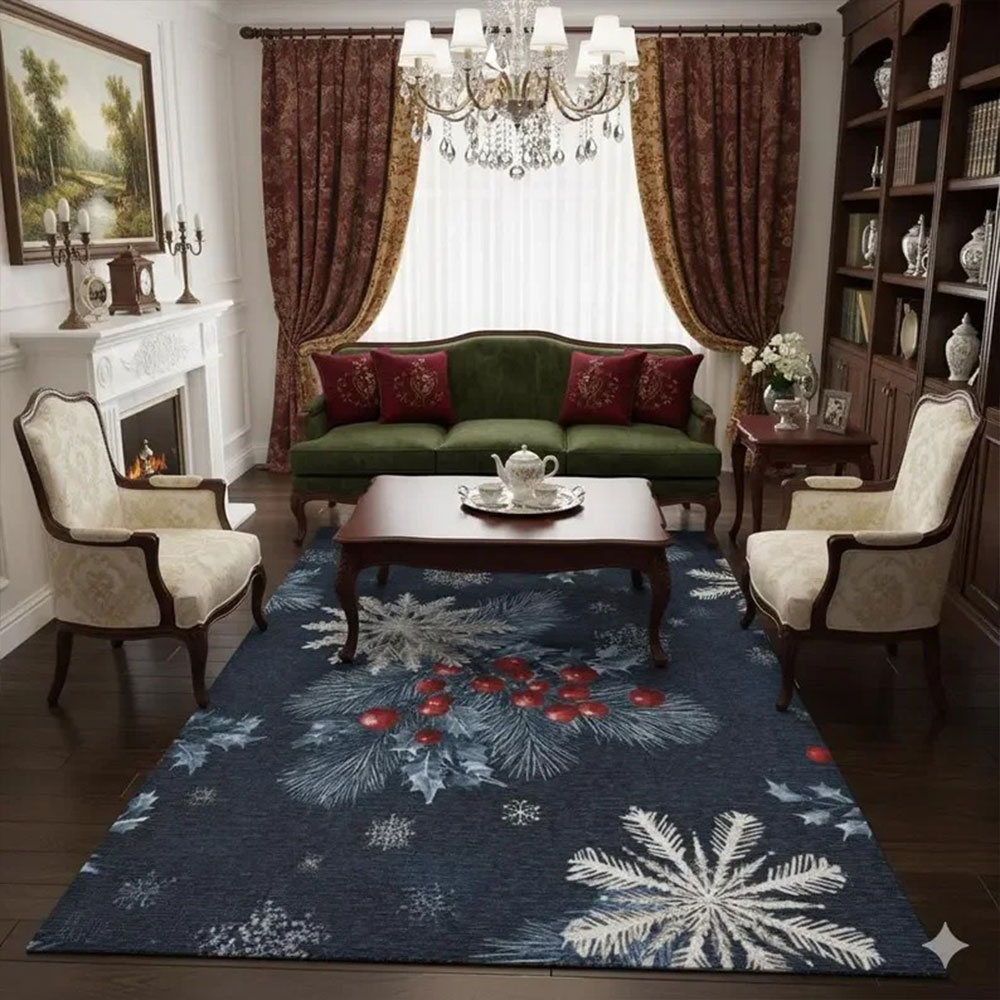 Christmas Santa Sleigh Rug Fes - Home Bathroom Scene 评论和价格