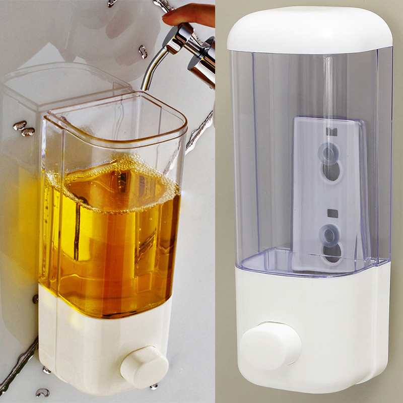 500ML Wall Mounted Soap Dispen - Home Bathroom Wall Soap Dispenser 评论和价格