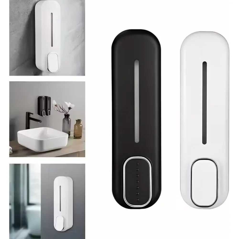 Wall Mounted Manual Soap Dispe - Home Bathroom Wall Soap Dispenser 评论和价格