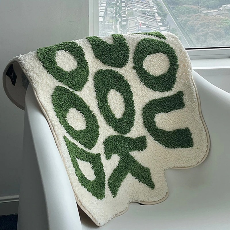 Tufted You Look Good Rug Custo - Home Goods Bathroom Rugs 评论和价格