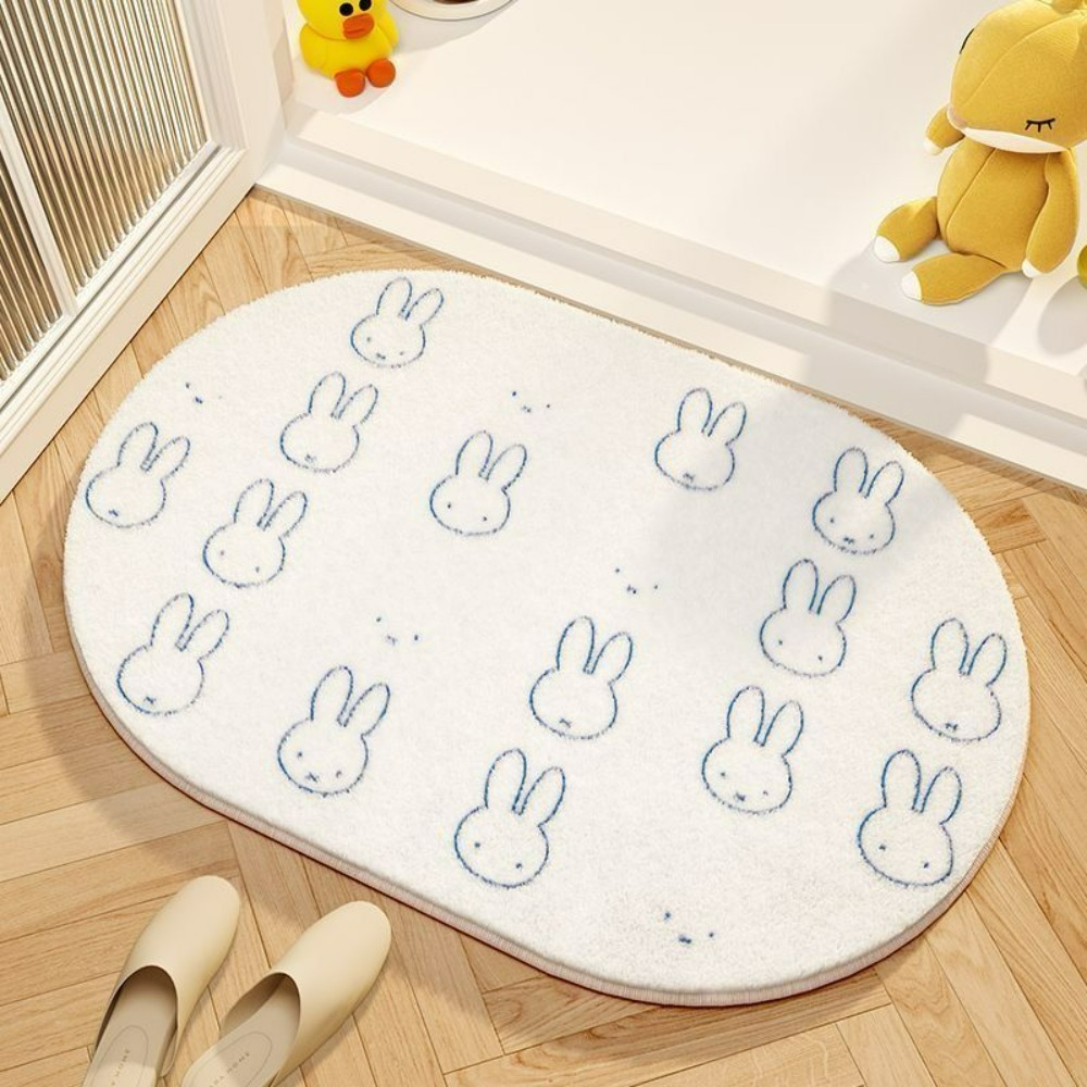 Miffy Cartoon Floor Mat Soft I - Home Edit Bathroom 评论和价格