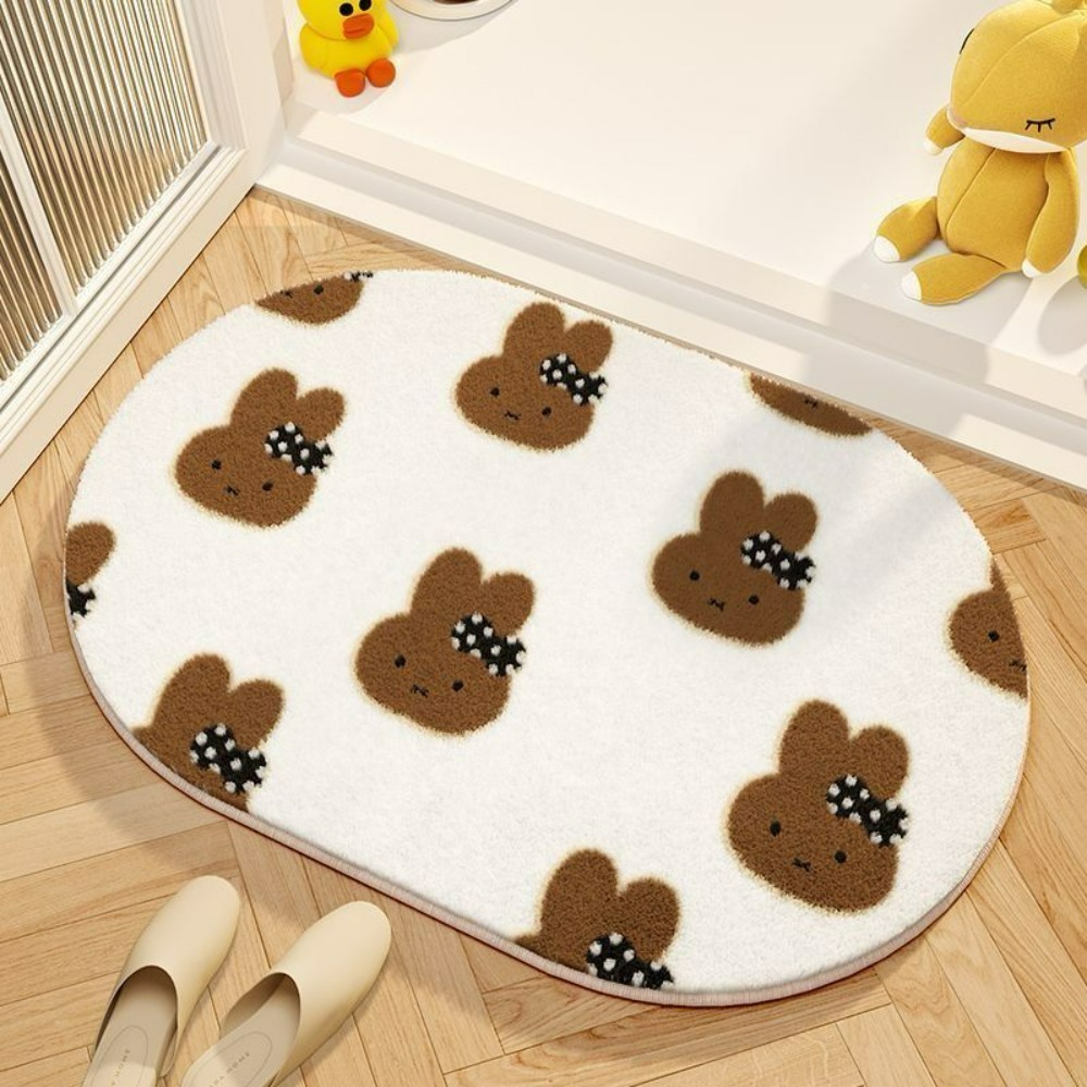 Miffy Cartoon Floor Mat Soft I - Home Edit Bathroom 评论和价格