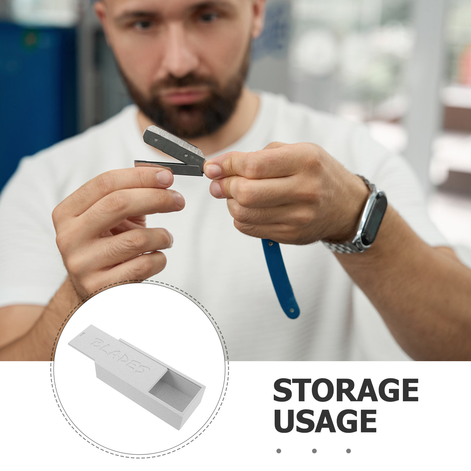 White Double Compartment Blade - Home Bathroom Organizer 评论和价格