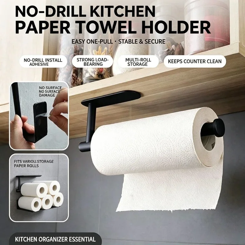 Paper Roll Holder Towel Rack H - Home Bathroom Paper Towel Holder 评论和价格