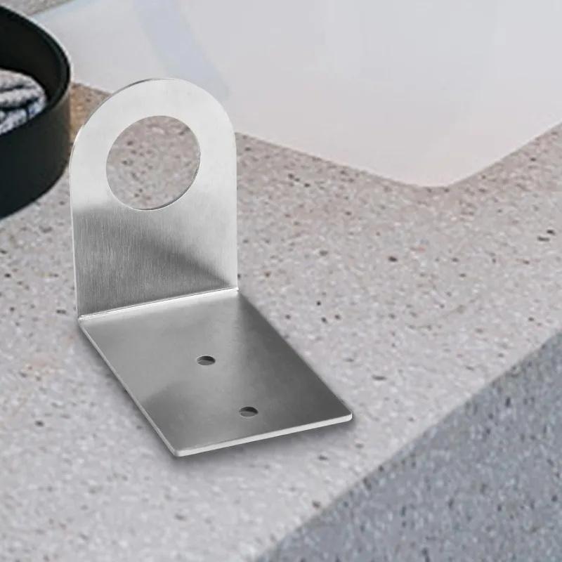 Stainless Steel Wall Mounted B - Home Bathroom Wall Soap Dispenser 评论和价格