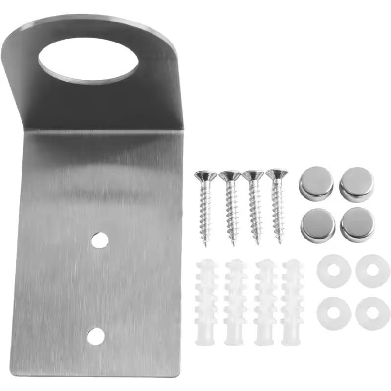 Stainless Steel Wall Mounted B - Home Bathroom Wall Soap Dispenser 评论和价格