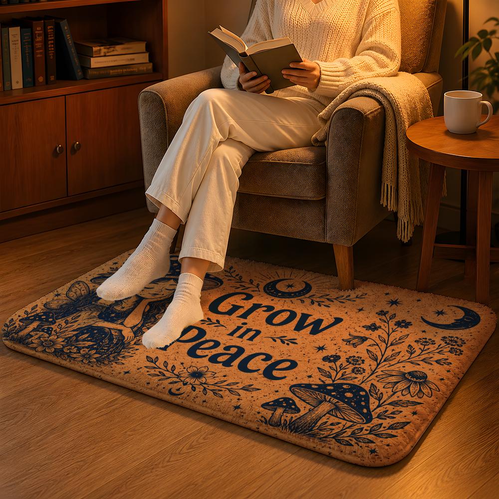 Celestial Good Vibes Floor Mat - Home Goods Bathroom Rugs 评论和价格
