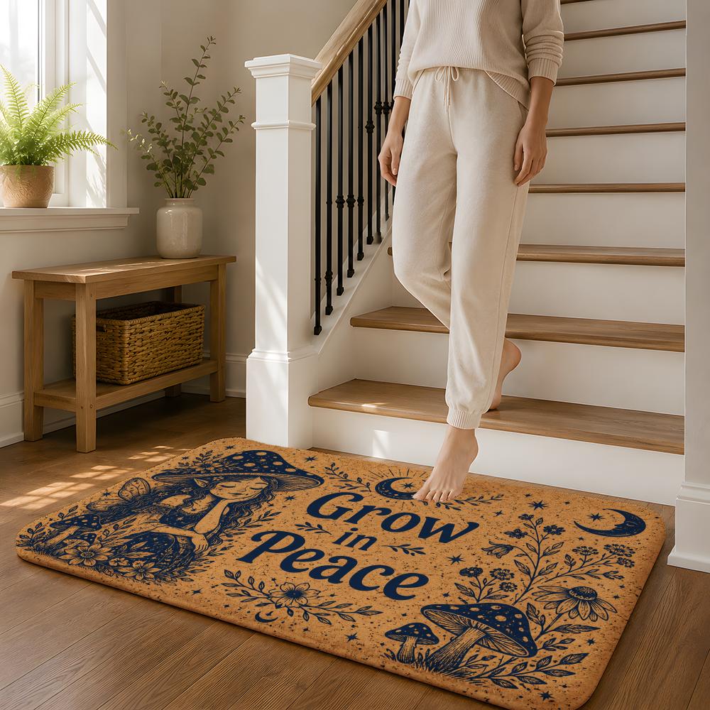 Celestial Good Vibes Floor Mat - Home Goods Bathroom Rugs 评论和价格