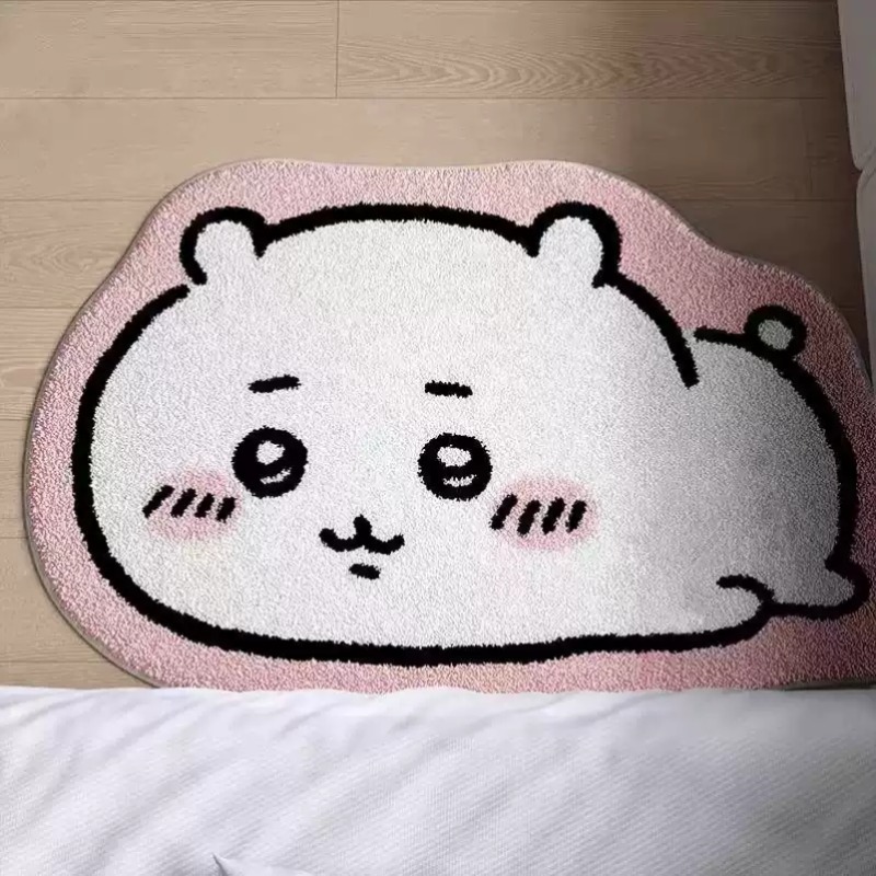 Anime Chiikawa Plush Rug Hachi - Home Goods Bathroom Rugs 评论和价格