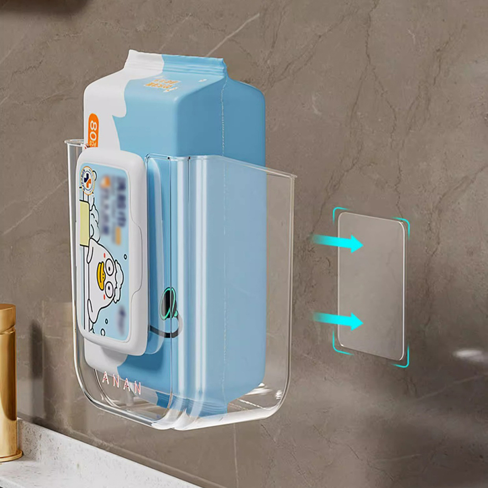 Wall Mounted Wet Wipes Dispens - Home Bathroom Paper Towel Holder 评论和价格