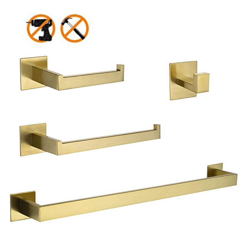304 Stainless Steel 4-Piece Go - Home Bathroom Paper Towel Holder 评论和价格