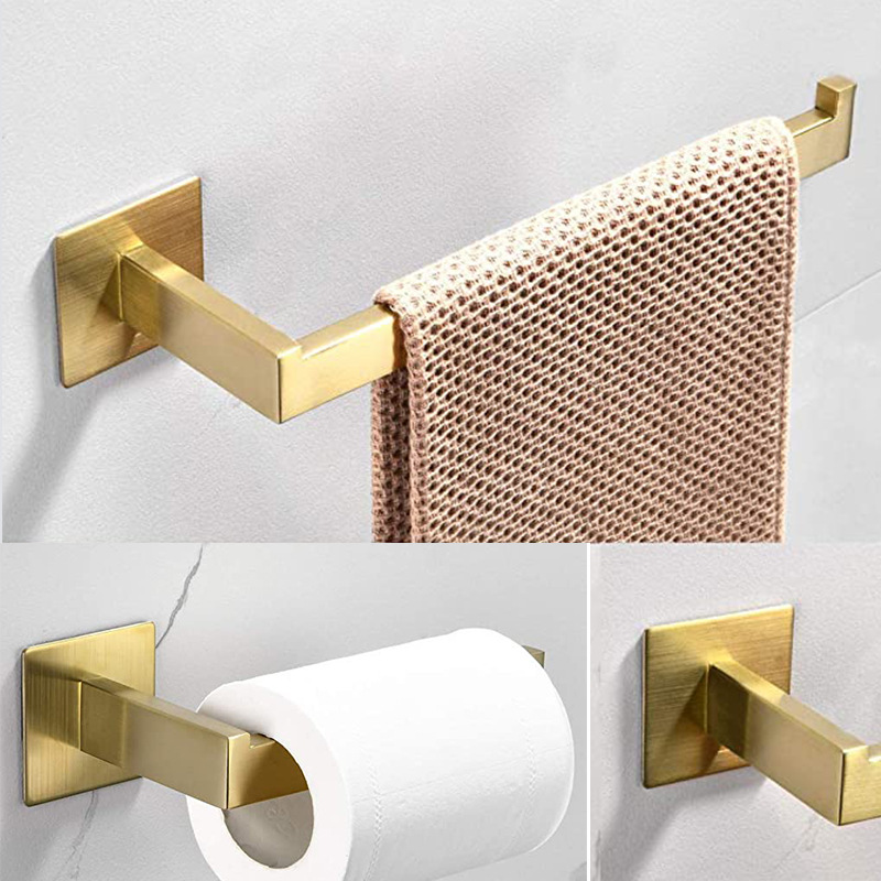 304 Stainless Steel 4-Piece Go - Home Bathroom Paper Towel Holder 评论和价格