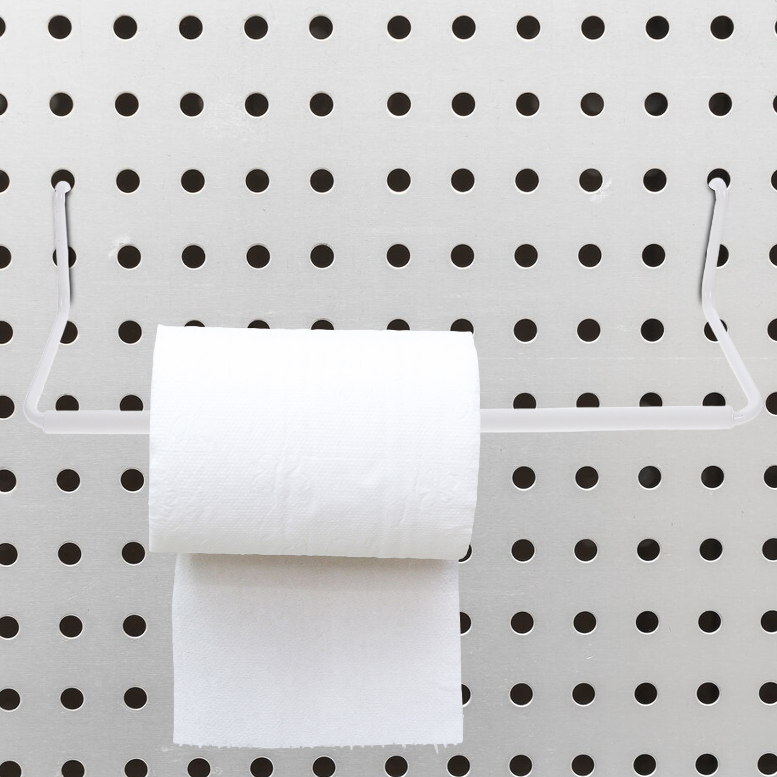 2Pcs Pegboard Paper Towel Hold - Home Bathroom Paper Towel Holder 评论和价格