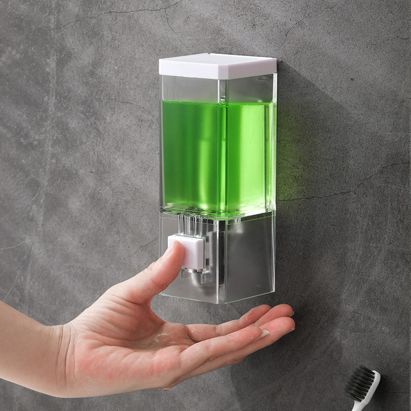 New Home Transparent Wall Moun - Home Bathroom Wall Soap Dispenser 评论和价格