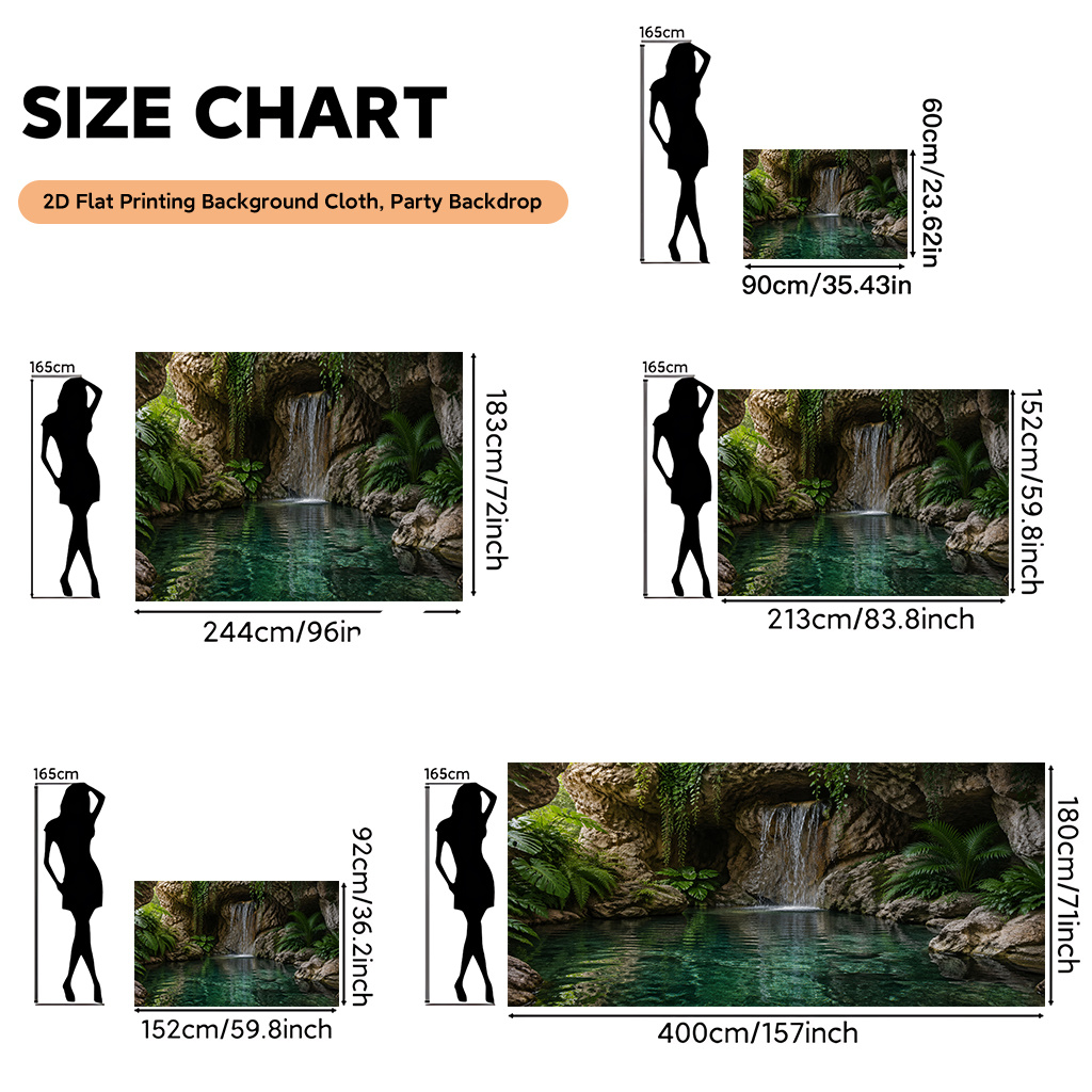 Tropical Waterfall Jungle Tape - Home Bathroom Scene 评论和价格