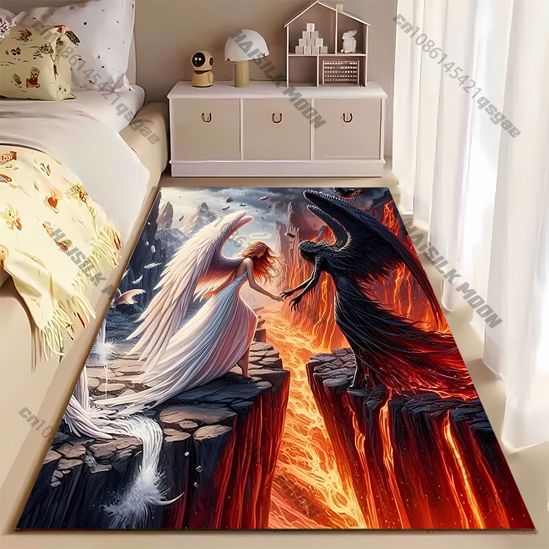 Good versus evil duality carpe - Home Goods Bathroom Rugs 评论和价格