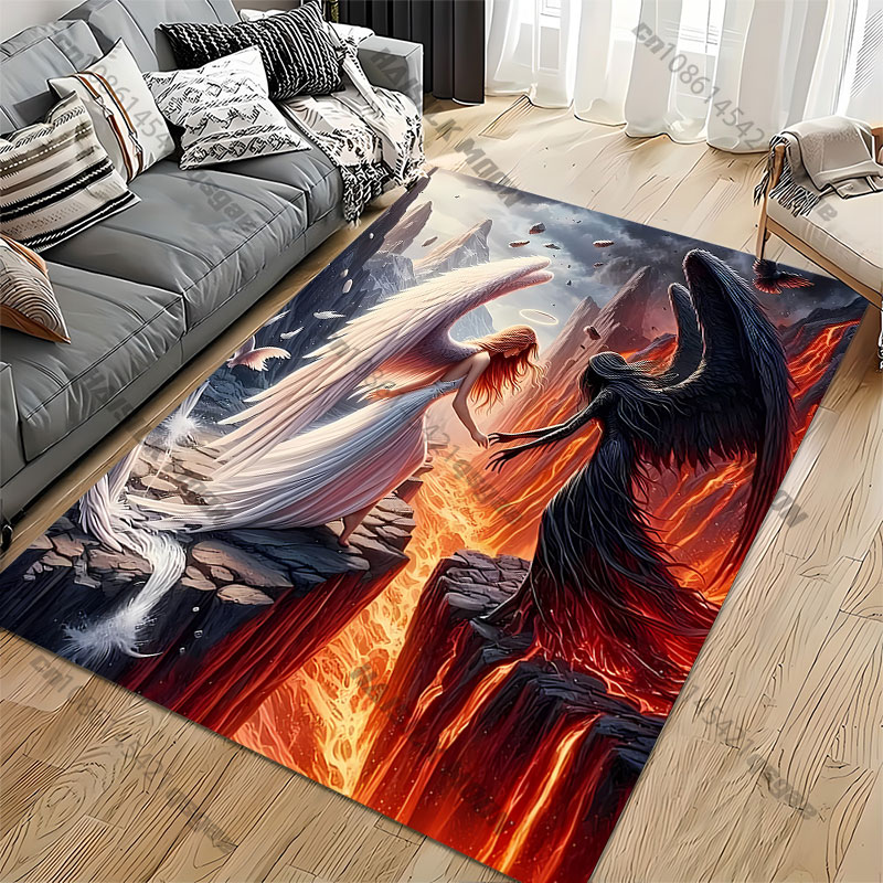 Good versus evil duality carpe - Home Goods Bathroom Rugs 评论和价格