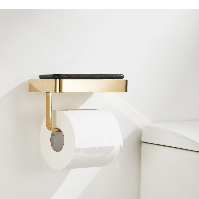 Metal Tissue Holder Rock Slab  - Home Bathroom Paper Towel Holder 评论和价格