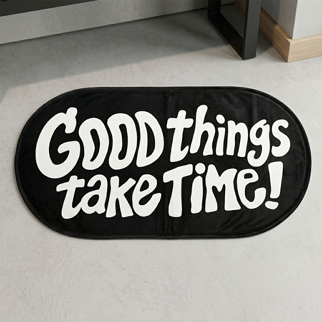 VIKAMA Good Things Carpet Blac - Home Goods Bathroom Rugs 评论和价格