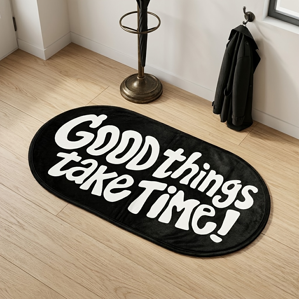 VIKAMA Good Things Carpet Blac - Home Goods Bathroom Rugs 评论和价格