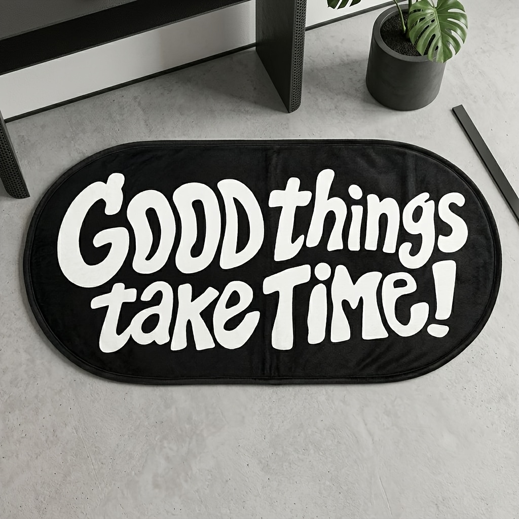 VIKAMA Good Things Carpet Blac - Home Goods Bathroom Rugs 评论和价格