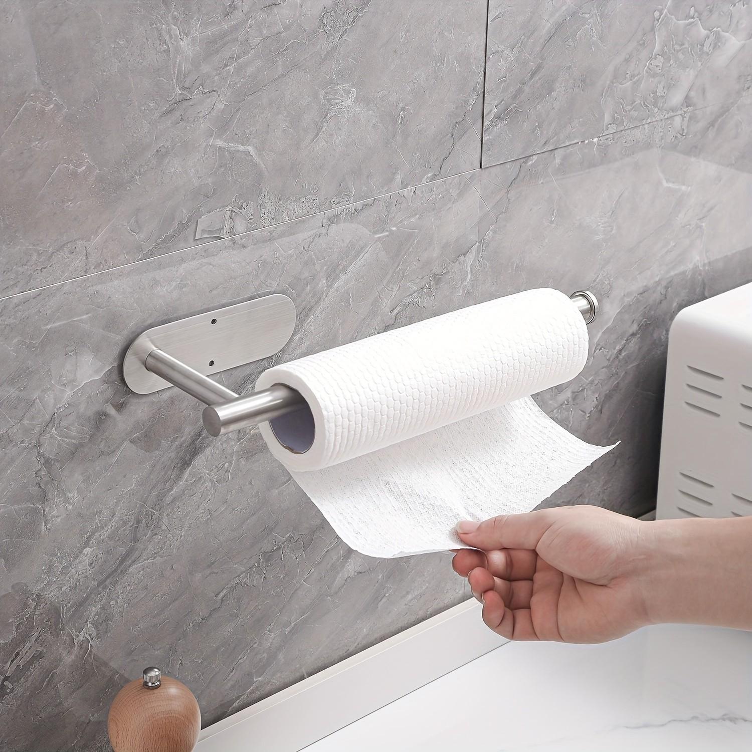 Minimalist Stainless Steel Wal - Home Bathroom Paper Towel Holder 评论和价格