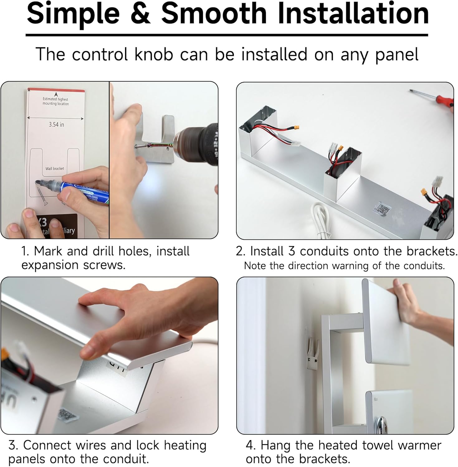 Electric Heated Towel Rack Gol - Towel Warmer Electric 评论和价格