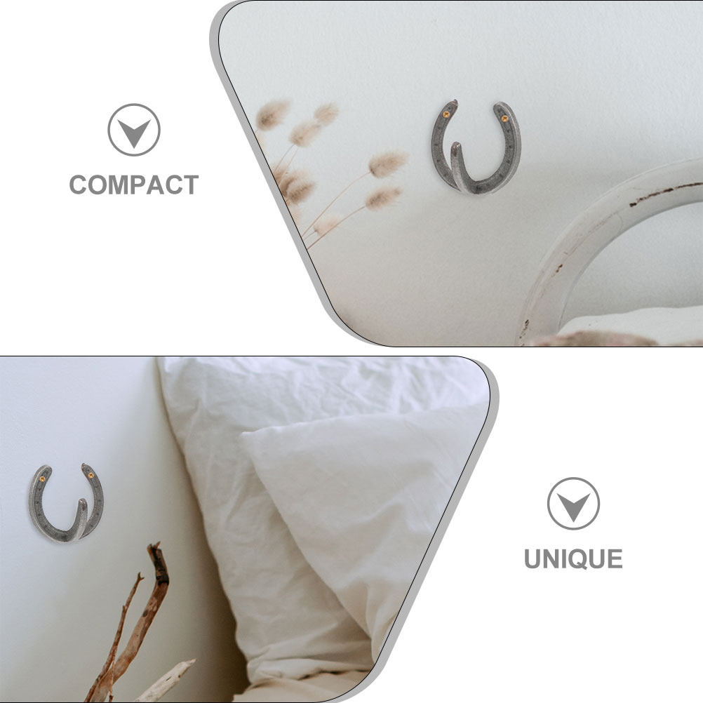 3Pcs Horseshoe Shape Wall Hook - Home Bathroom Organizer 评论和价格
