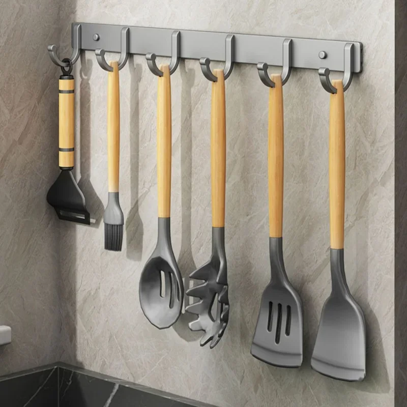 Aluminum Wall Hook Rack – No-D - Home Bathroom Organizer 评论和价格