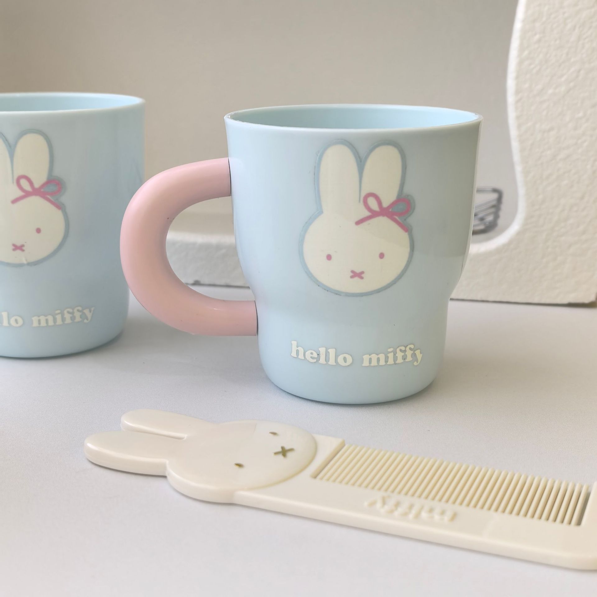 Miffy Rabbit Cartoon Pattern T - Home Edit Bathroom 评论和价格