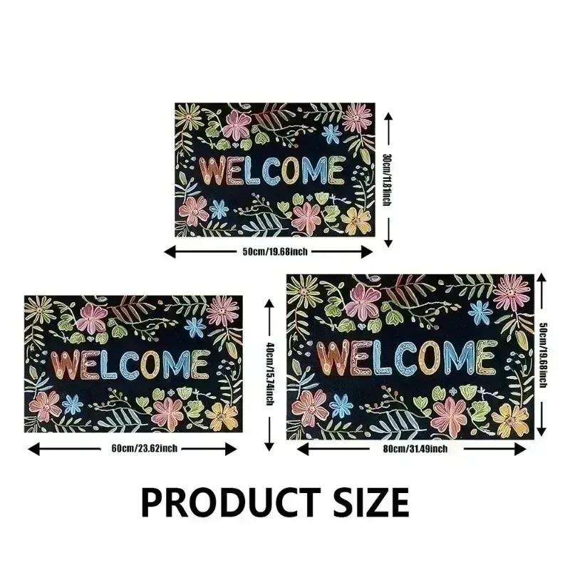Good Vibes Only Welcome Mat -  - Home Goods Bathroom Rugs 评论和价格