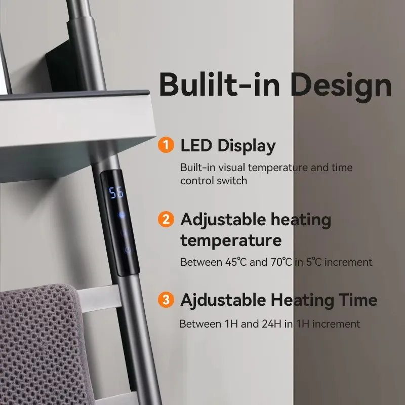 Towel Heated Holder Bathroom E - Towel Warmer Electric 评论和价格