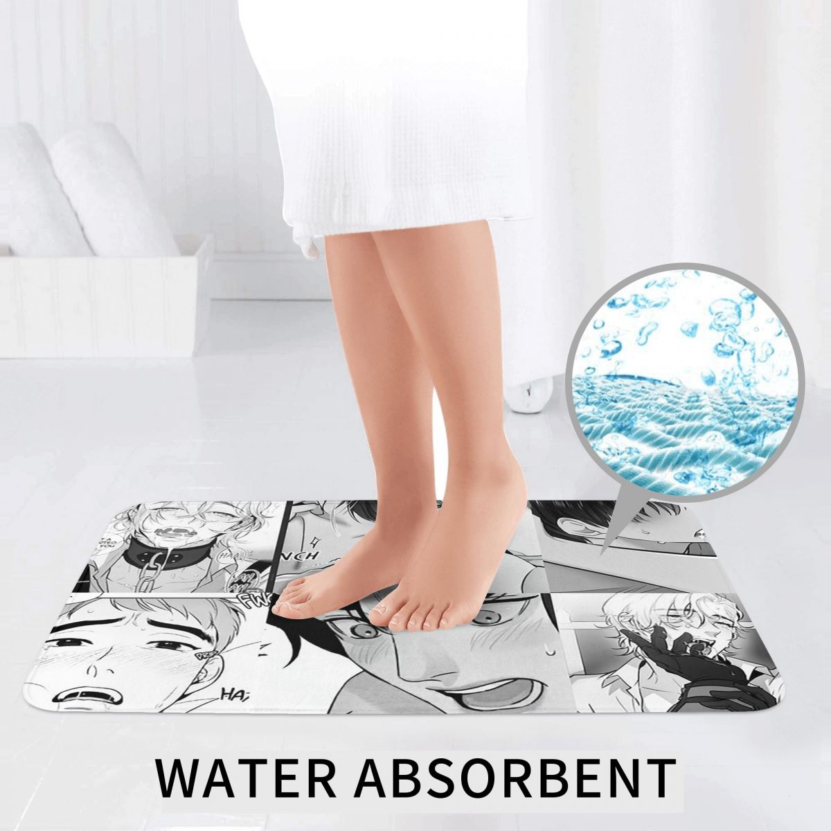The Good Yaoi Boys 3 Pcs Bath  - Home Goods Bathroom Rugs 评论和价格