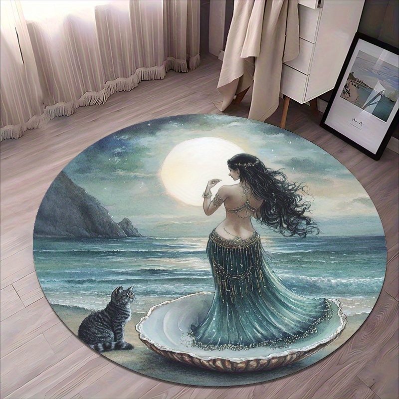 Mermaid and marine scene Flann - Home Bathroom Scene 评论和价格