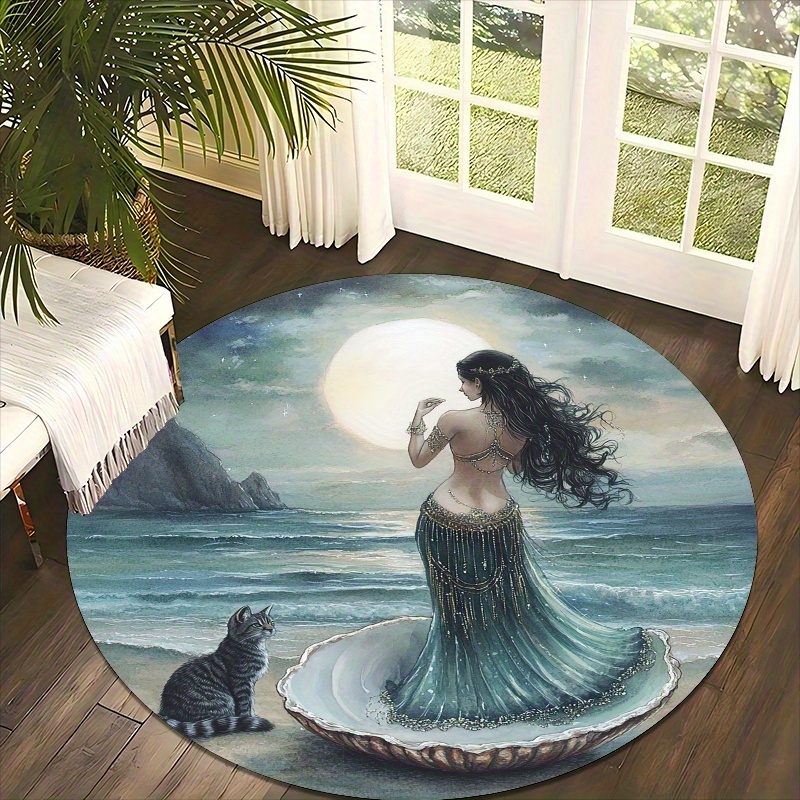 Mermaid and marine scene Flann - Home Bathroom Scene 评论和价格