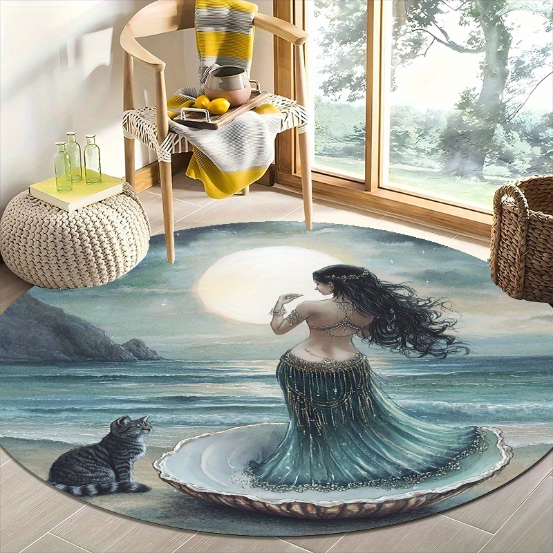 Mermaid and marine scene Flann - Home Bathroom Scene 评论和价格