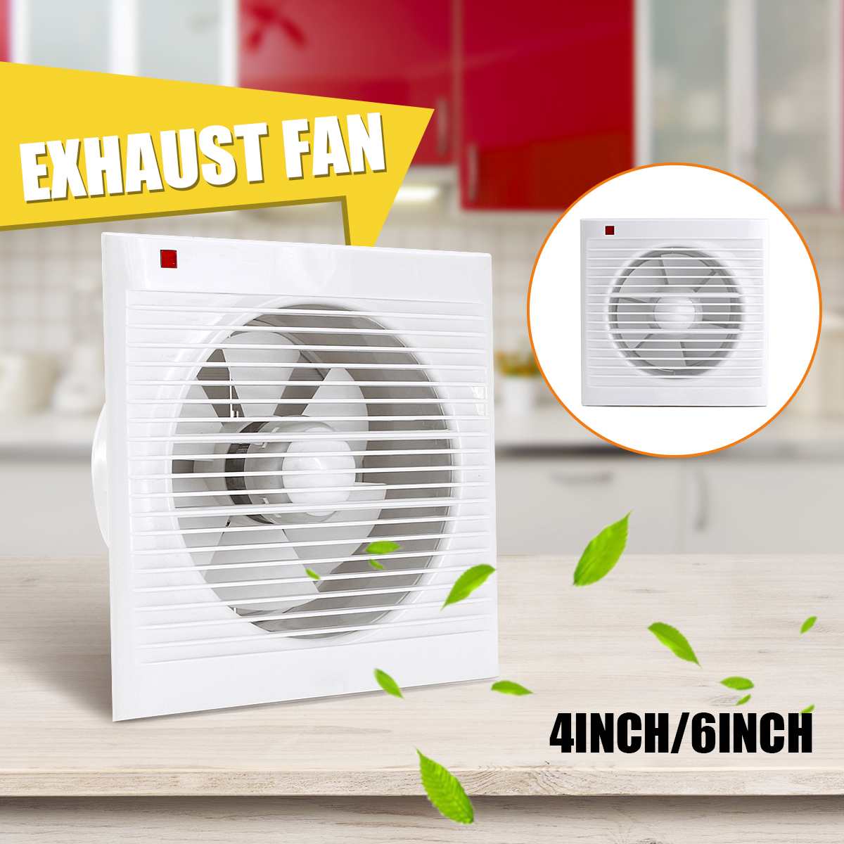 4 Inch 6 Inch 8 Inch 220V Mute - Home Bathroom Vent 评论和价格