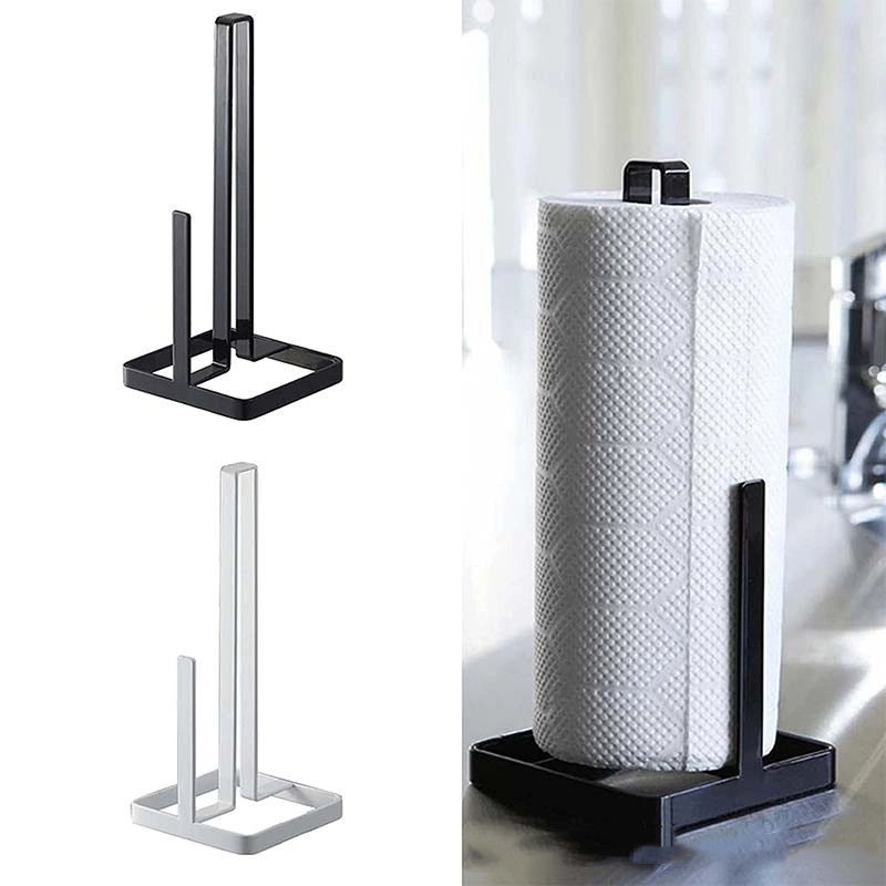 Kitchen Metal Roll Paper Holde - Home Bathroom Paper Towel Holder 评论和价格