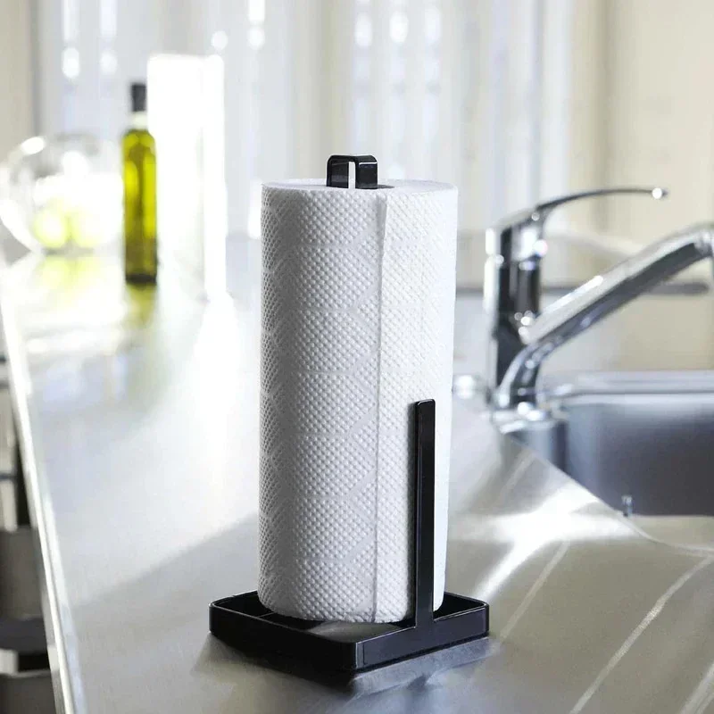Kitchen Metal Roll Paper Holde - Home Bathroom Paper Towel Holder 评论和价格